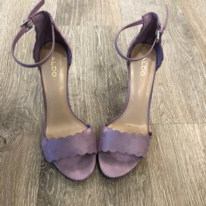 Aldo Size 8 Lavender Strappy Sandals
